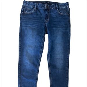 Just USA skinny denim zipper leg Size 30 Excellent condition